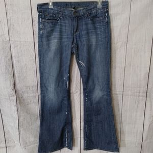 Lucky Brand Zoe distressed Jeans Size 14 32